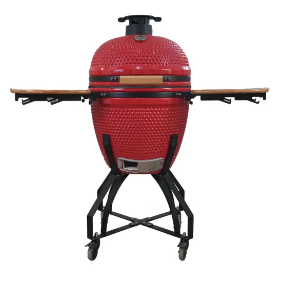 Auplex charcoal commercial Rotisserie Ceramic Kamado 21 inch BBQ Grills Barbecue