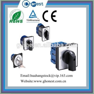 HW26 1-0-2 rotary switch, 2 position rotary switch