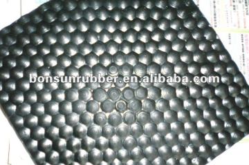cloth inserting hammer top cow horse trailer rubber mat