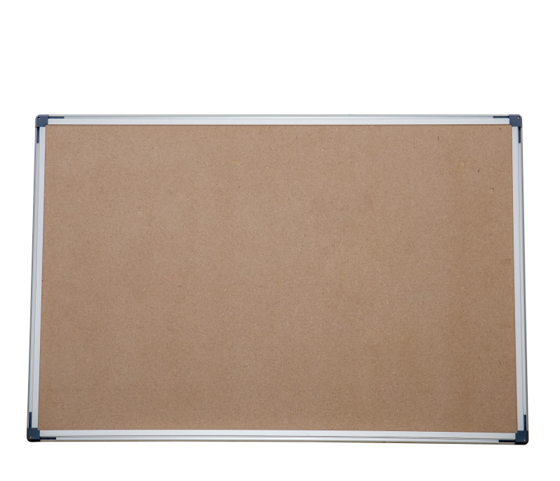 Red Felt Aluminium frame board for school offices