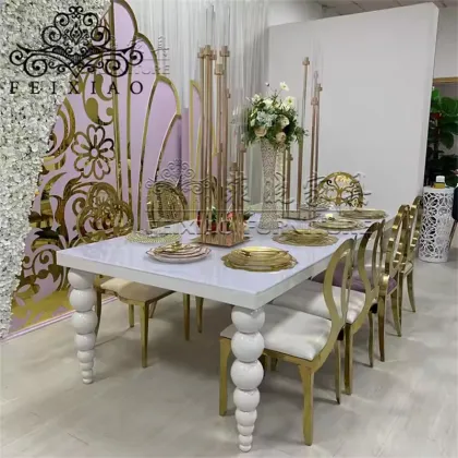 Stainless Steel Wedding Dining Table Furniture