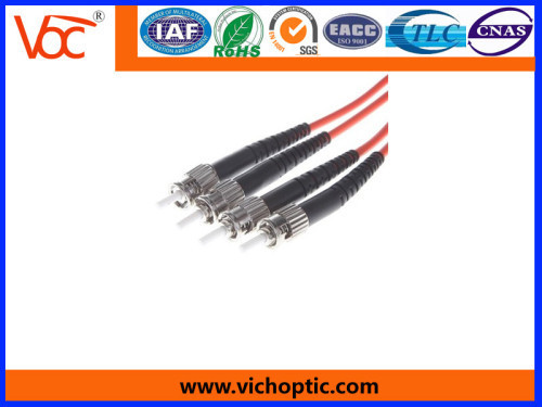 St To St/pc 2 Core Multimode Fiber Optic Patch Cord 