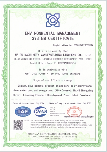 Environmental Management System Certificate-2024 Environmental Management System Certificate-2024