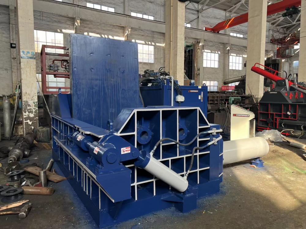 Hydraulic Automatic Push-out Metal Baler for Scrap Aluminum