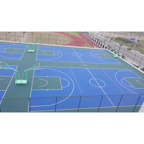 Ubin lapangan basket lantai interlocking luar ruangan