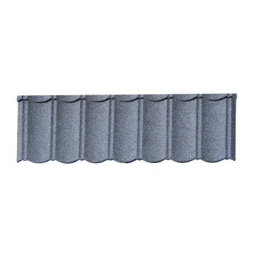 Design classical color stone coated metal roof tile