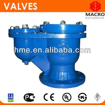 Double orifice air valve