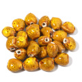 20pcs per bag ceramic beads colorful heart