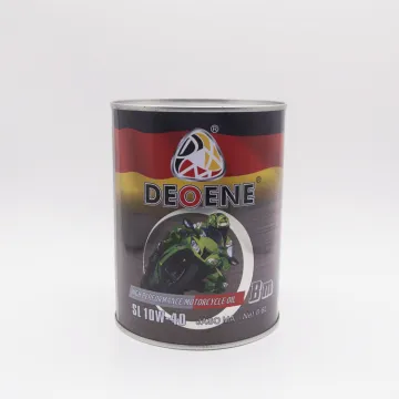 1L Round Empty Engine Oil Tin Can