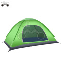 single door green camping tent for 1-2 person