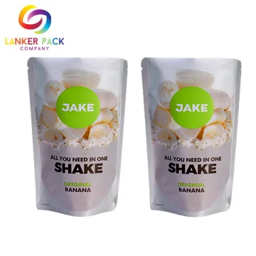 BPA Free Reusable Plastic Stand Up Pouch Snack