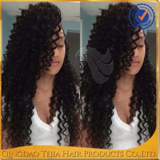 New arrival 100% unprocessed cheap lace front virgin mongolian kinky curly wig