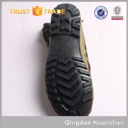 Wholesales comfortable canvas shoes camo waterproof rubber canvas shoes for men