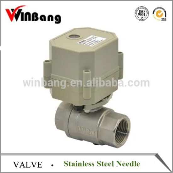 Winbang 2 Way Stainless Steel Motorized Water Valve