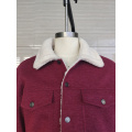 Herren Sherpa Double Fleece Outwear Jacke mit Tasche