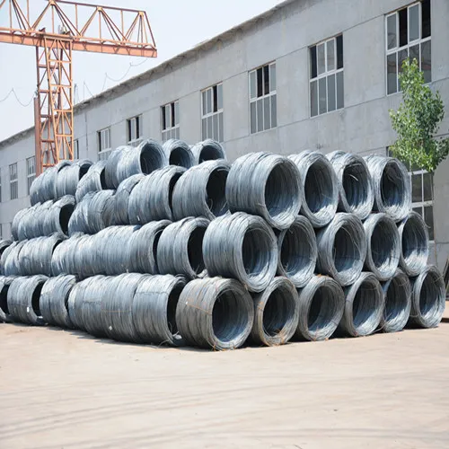 Silver surface iron wire