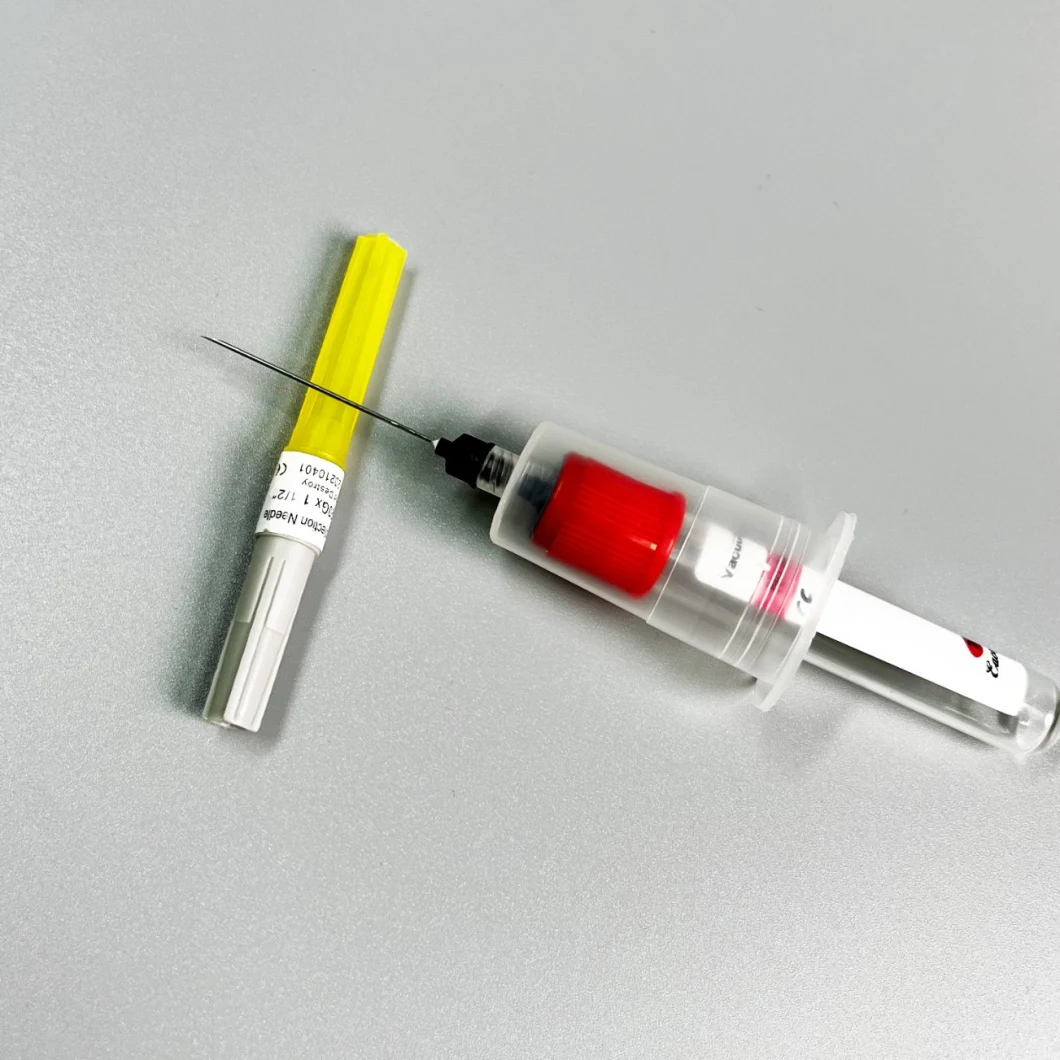 Fabricant de bonne qualité de l'oxyde d'éthylène Stérilisation Tube de prélèvement sanguin Aiguille Set Blood Lancet
