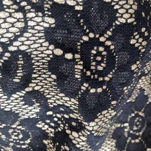 Black Lace Bonded Fabric