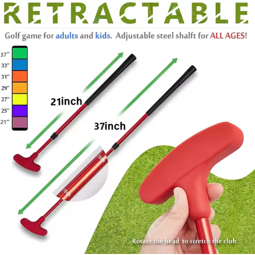 Golf Training Putter Right/Left Handed Adjustable Clubs