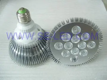 12W Dimmable Aluminum White LED PAR38 Light