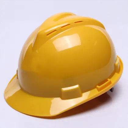 Endurance Plus Visor Safety Helmet with Chin Strap - PE ABS Construction Helmet