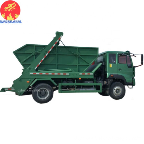 Sinotruck Howo 4X4 10cbm Skip Loader Garbage Container Truck