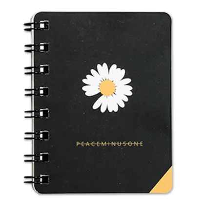 School Office Cartoon Notebook Cute Small Spiral Notebook