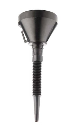 Black Plastic Flexible Oil Funnel (AD-1003)