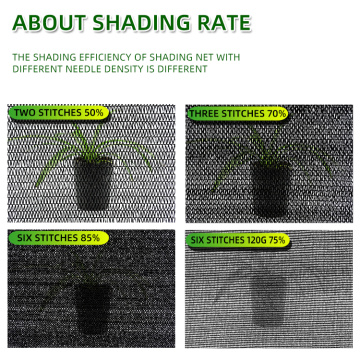 100% Hdpe Shade Rate 70% Anti Hail Net