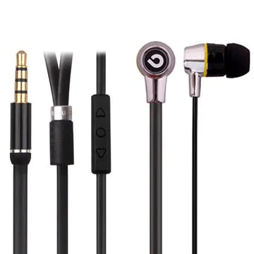 3.5mm Plug Noise-cancelling Stereo Earpiece with Microphone