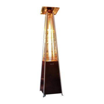 Easily Assembled Pyramid Patio Heater: Commercial Real Flame Gas Outdoor Heater