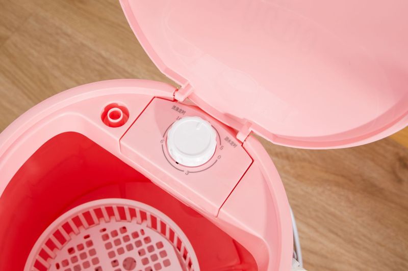 Portable single pass washing machine