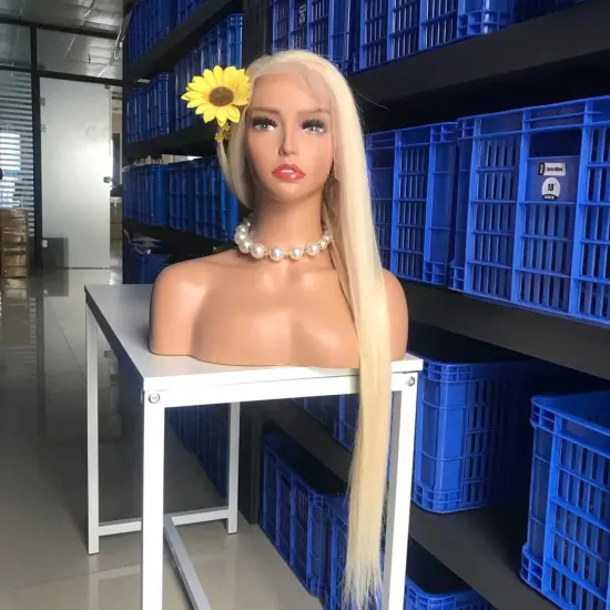Human Hair Extension Frontal Wig Raw Virgin Cuticle Aligned Hair Unproccessed Virgin Hair 613 Lace Front Wigs Full Lace Wigs