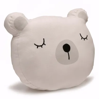 bear cable knit pillow cover face cushion pillow