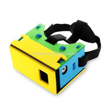Top quality DIY EVA 3D Google Cardboard for 3D Games and movies, cheap price and popular for 3D VR glasses
