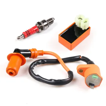 Racing Ignition Coil Spark Plug CDI for 50cc, 125cc, 150cc Gy6 Scooter and ATV by TaoTao