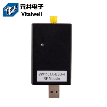 VW1101A 2 -FSK/GFSK/MSK 5V 10MW CC1101 RF Modul Repeater Nirkabel - USB luar ruangan 433MHz TX RX