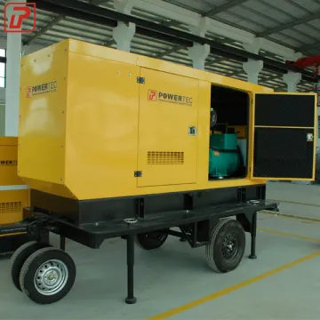 Mobile trailer mounted diesel generator for sale