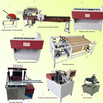 Bamboo Tootpick Making Machine - Tandenstokerproductie en verwerkingsapparatuur