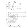 VVVF Villa Elevator Traction Machine