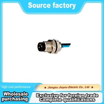 M8 Waterproof Flange Panel Socket