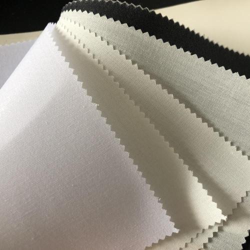 Factory supply 100%cotton shirt fusible woven interlining