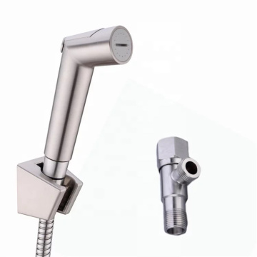 Self-Cleaning Bronze Travel Bidet Sprayer Set with Flexible Hose and Holder