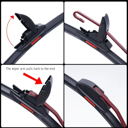 Multifunctional Car Glass Wiper Blade Hybrid Wiper Blade Silicon Rubber blade