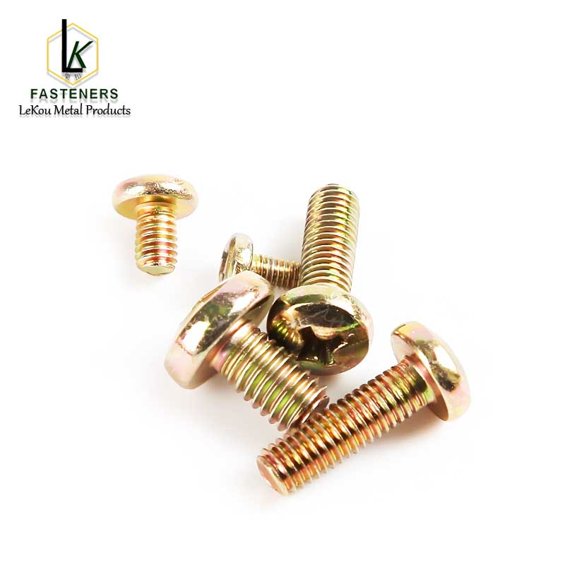 Steel Cross Recessed Pan Head Machine Screws