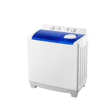 Household All-In-One Washing and Spin Dry Machine: Semi-Automatic Double Bucket, Double Cylinder Design