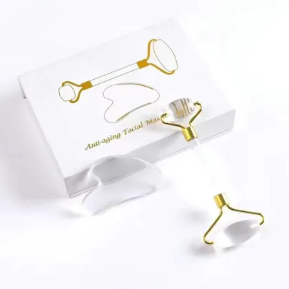 Jade Facial Double-Headed Roller Cervical Massager