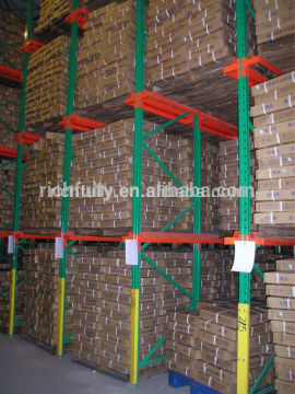 Heavy duty rack Drive in rack with 800kg each pallet