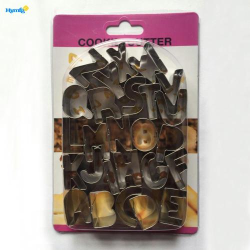 Stainless Steel 26pcs Alphabet Cookie Cutter Set