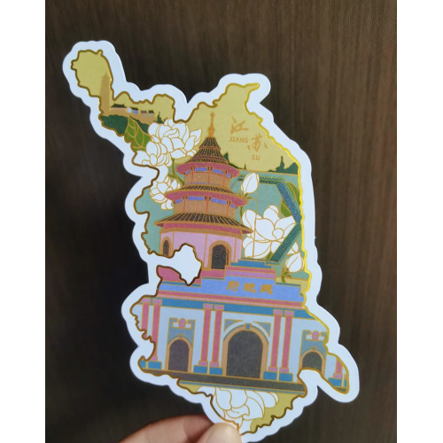 Customized decorative small card shaped paper card